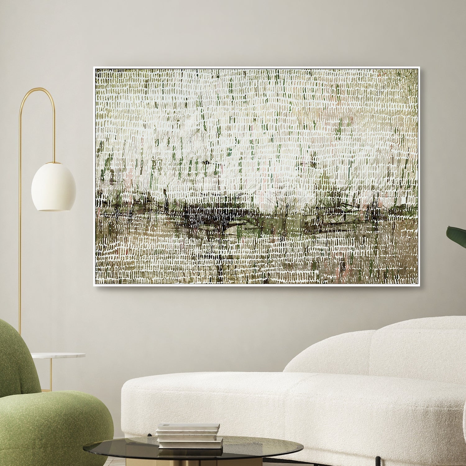 Abstract landscape wall art