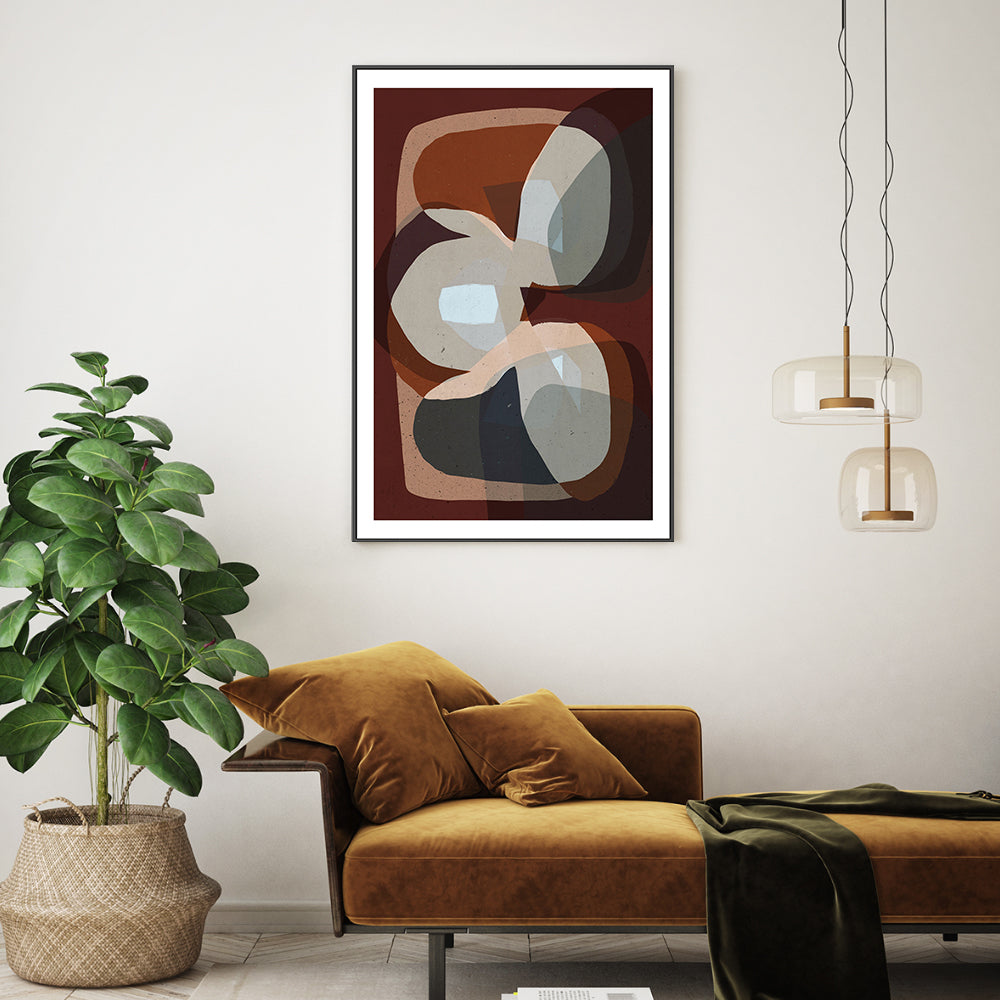 Abstract Mid Century Modern Art