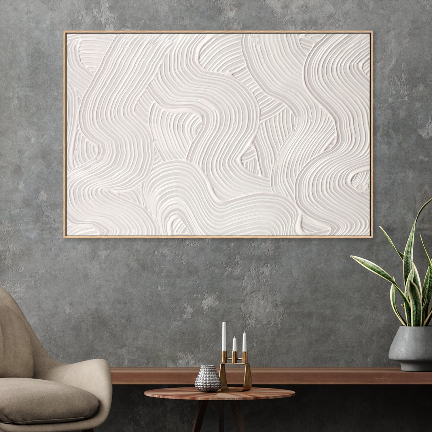 Elegant Hand-Painted Wall Art