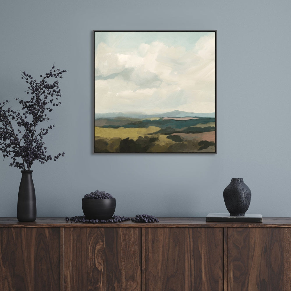 Landscape painting of countryside