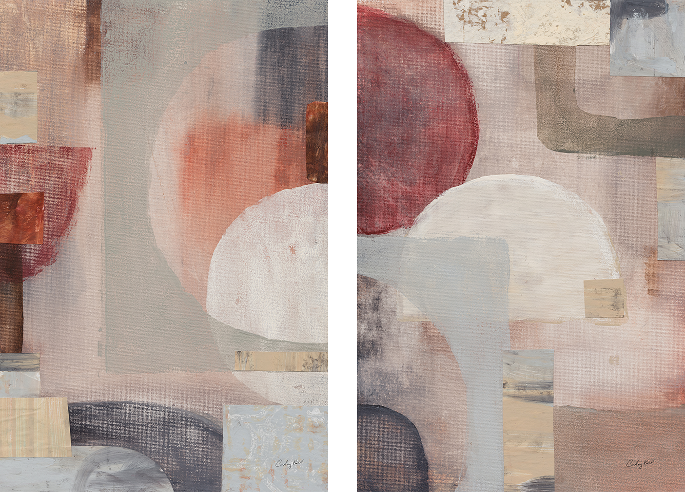 Neutral Fantasia, Style A & B , Set Of 2