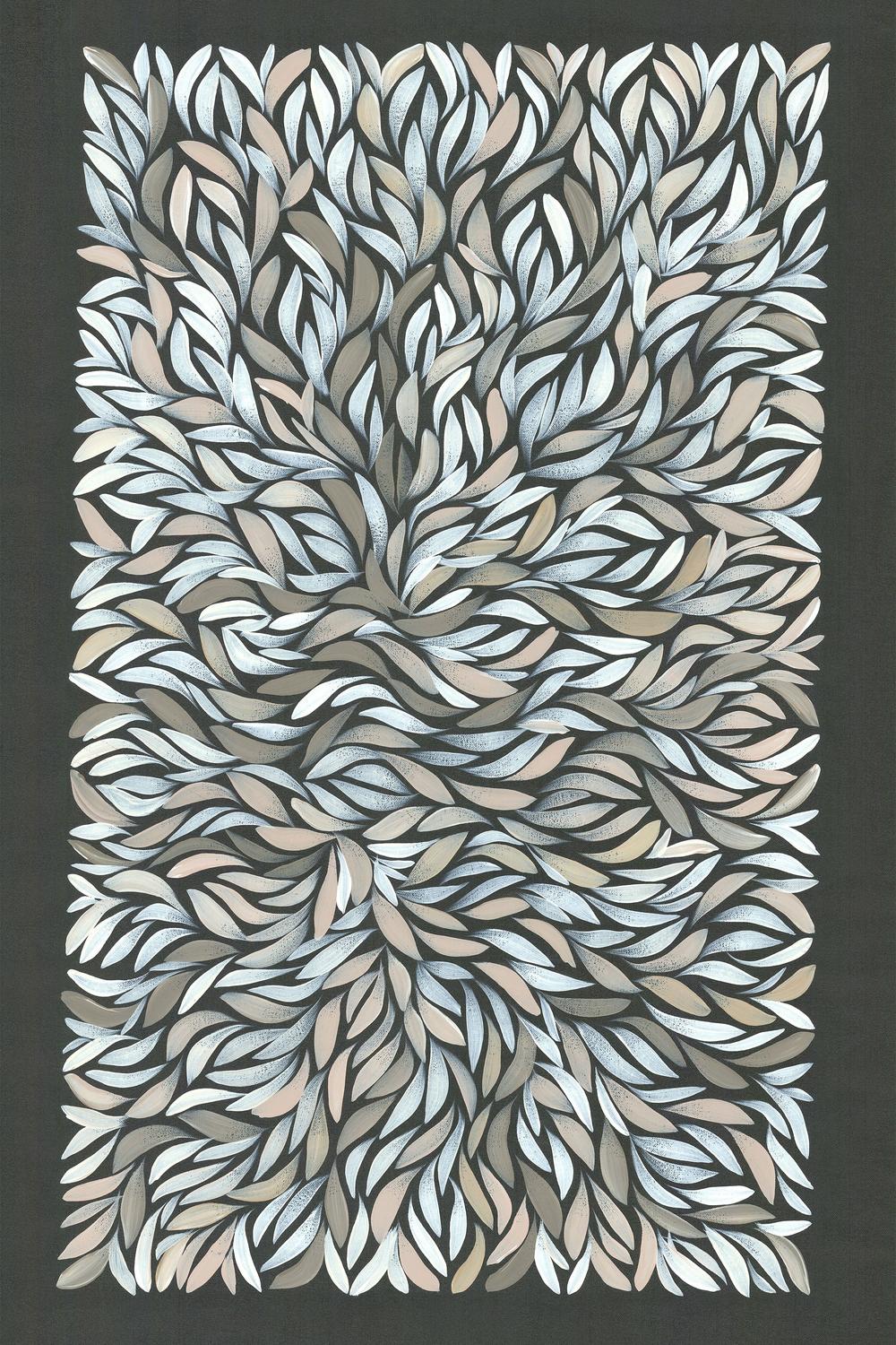 healing leaves-grey white
