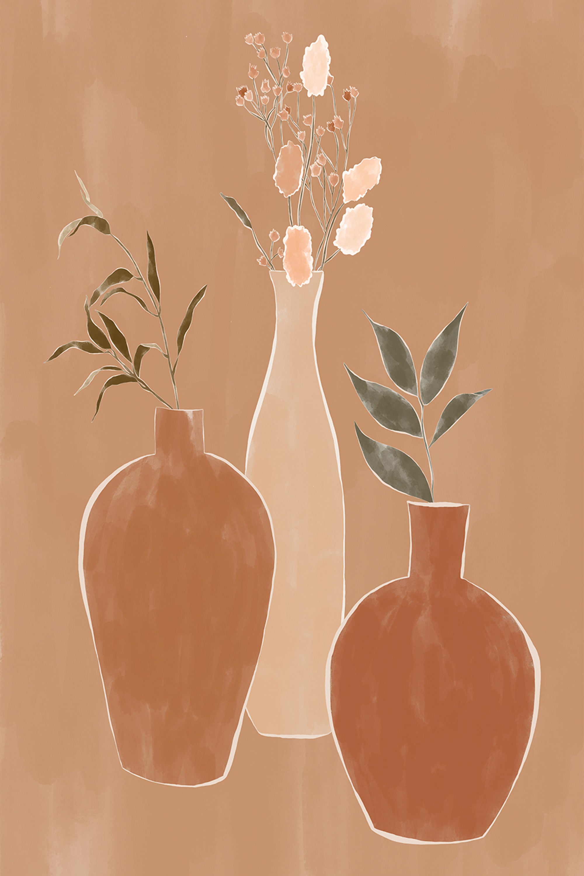 Rustic Flower Vases