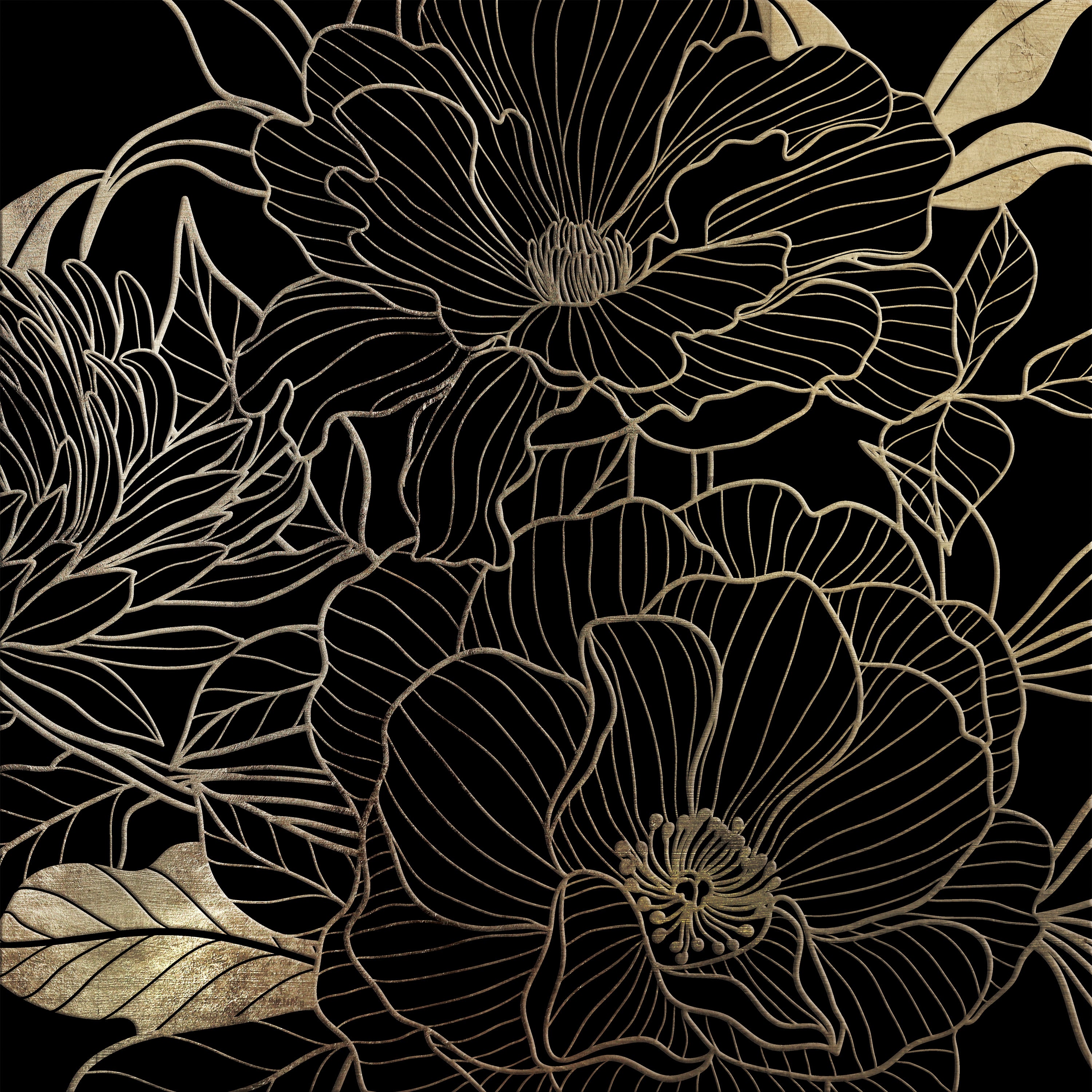 Floral Golden Garden