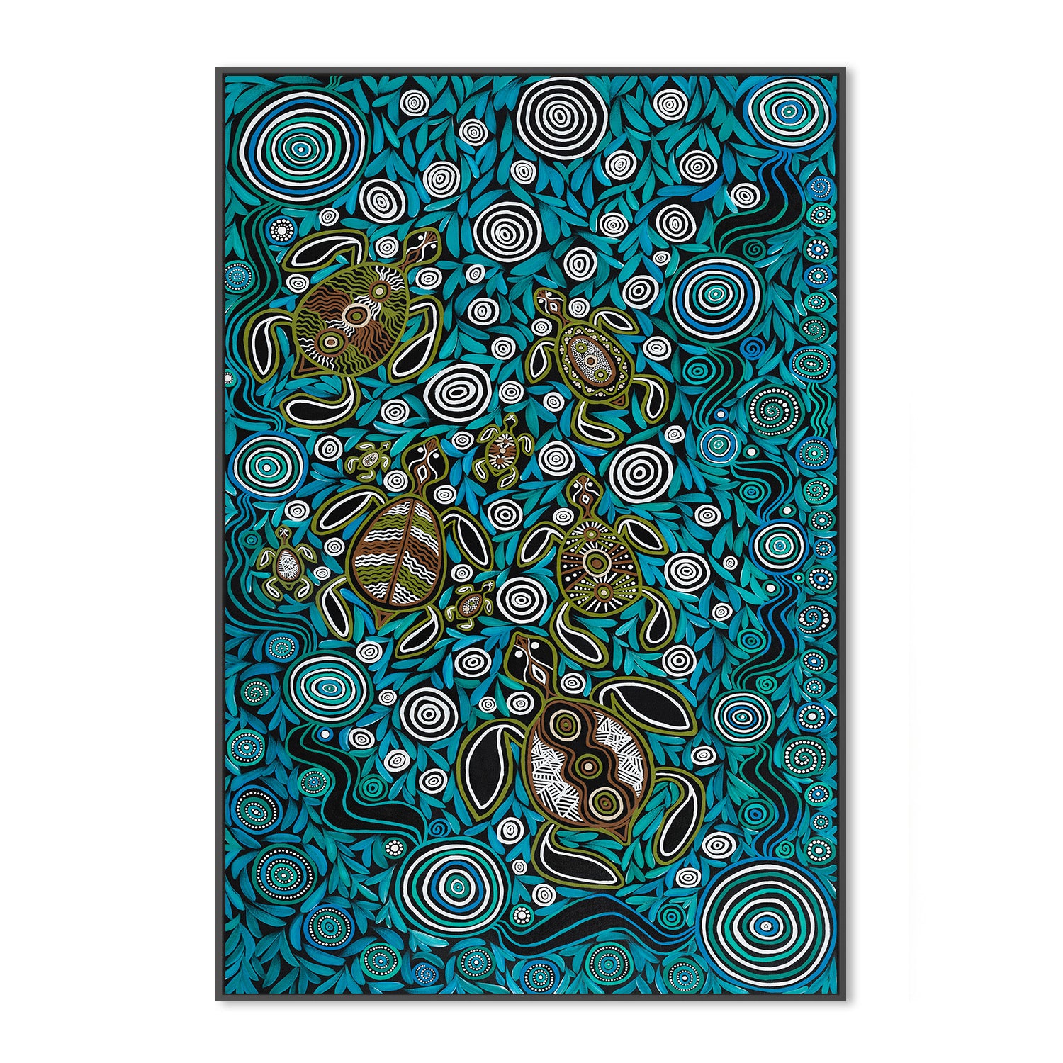 Turtles In Deep Water Dreaming , By Emma Rigney