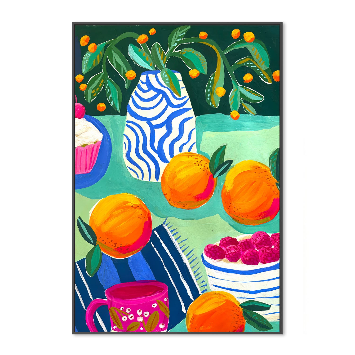 Oranges, Berries And Cupcakes