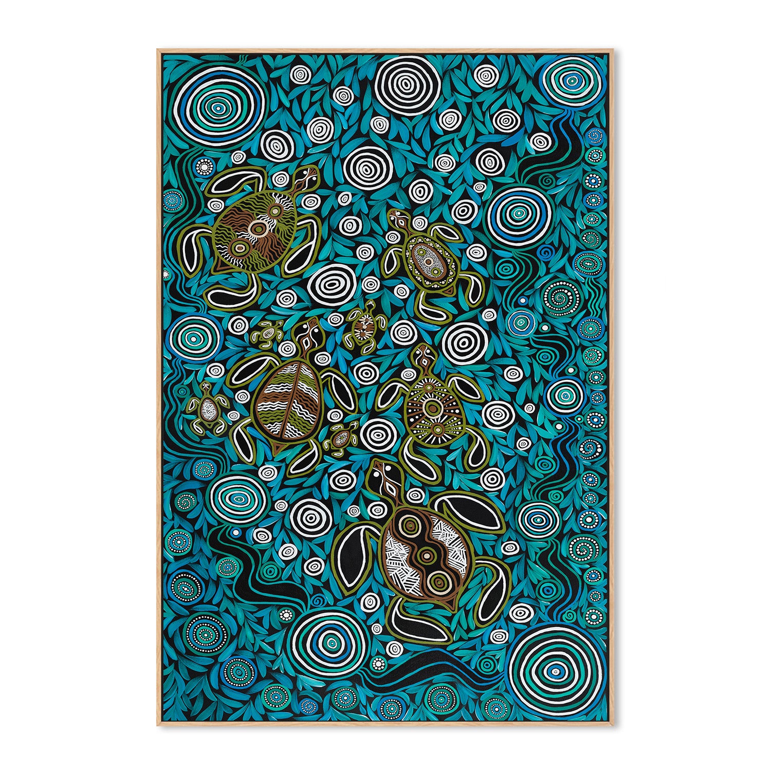 Turtles In Deep Water Dreaming , By Emma Rigney