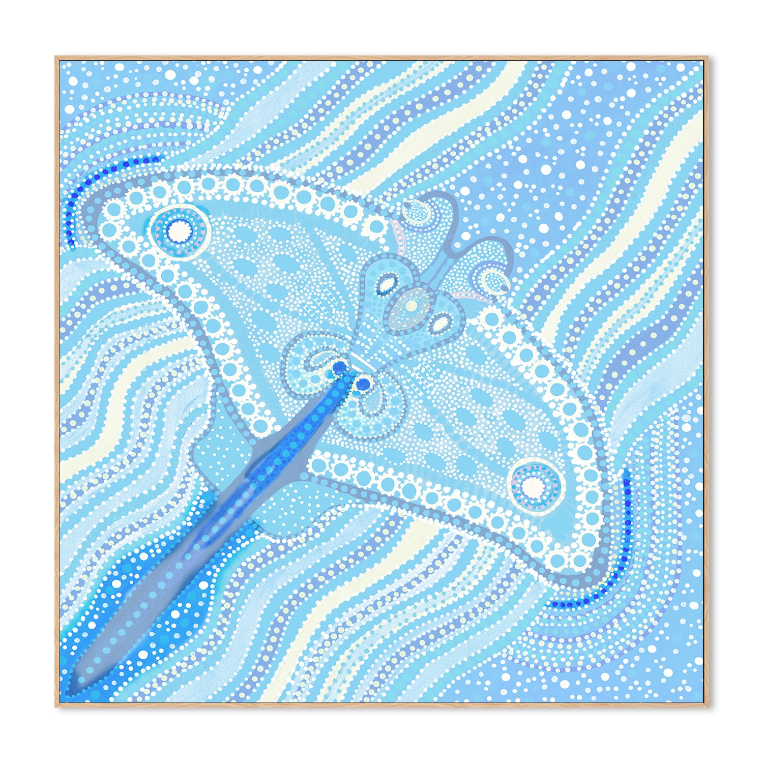Biluun's Journey Blue , By Tahni Derbin