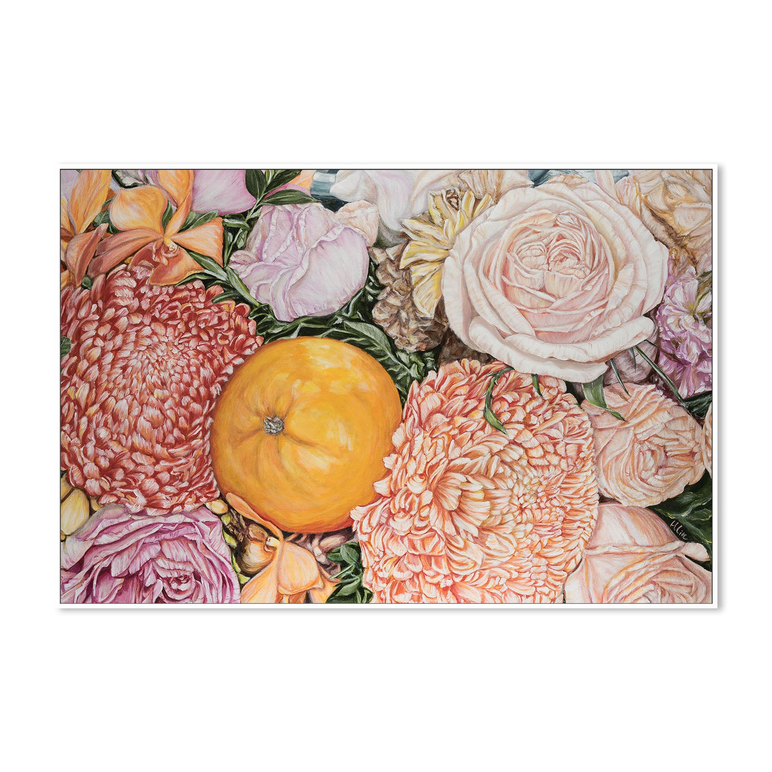 ORANGE AND CHRYSANTHEMUM