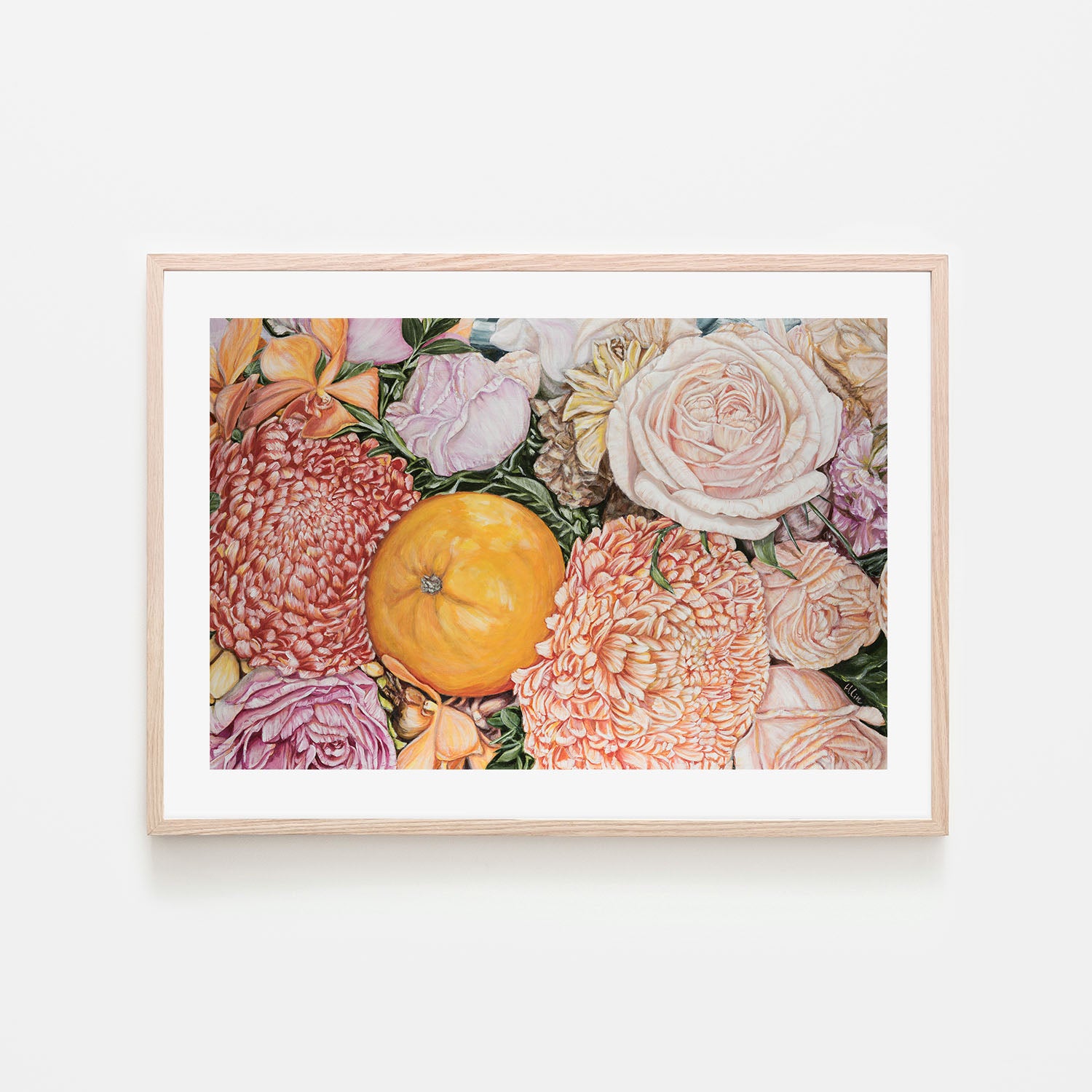 ORANGE AND CHRYSANTHEMUM