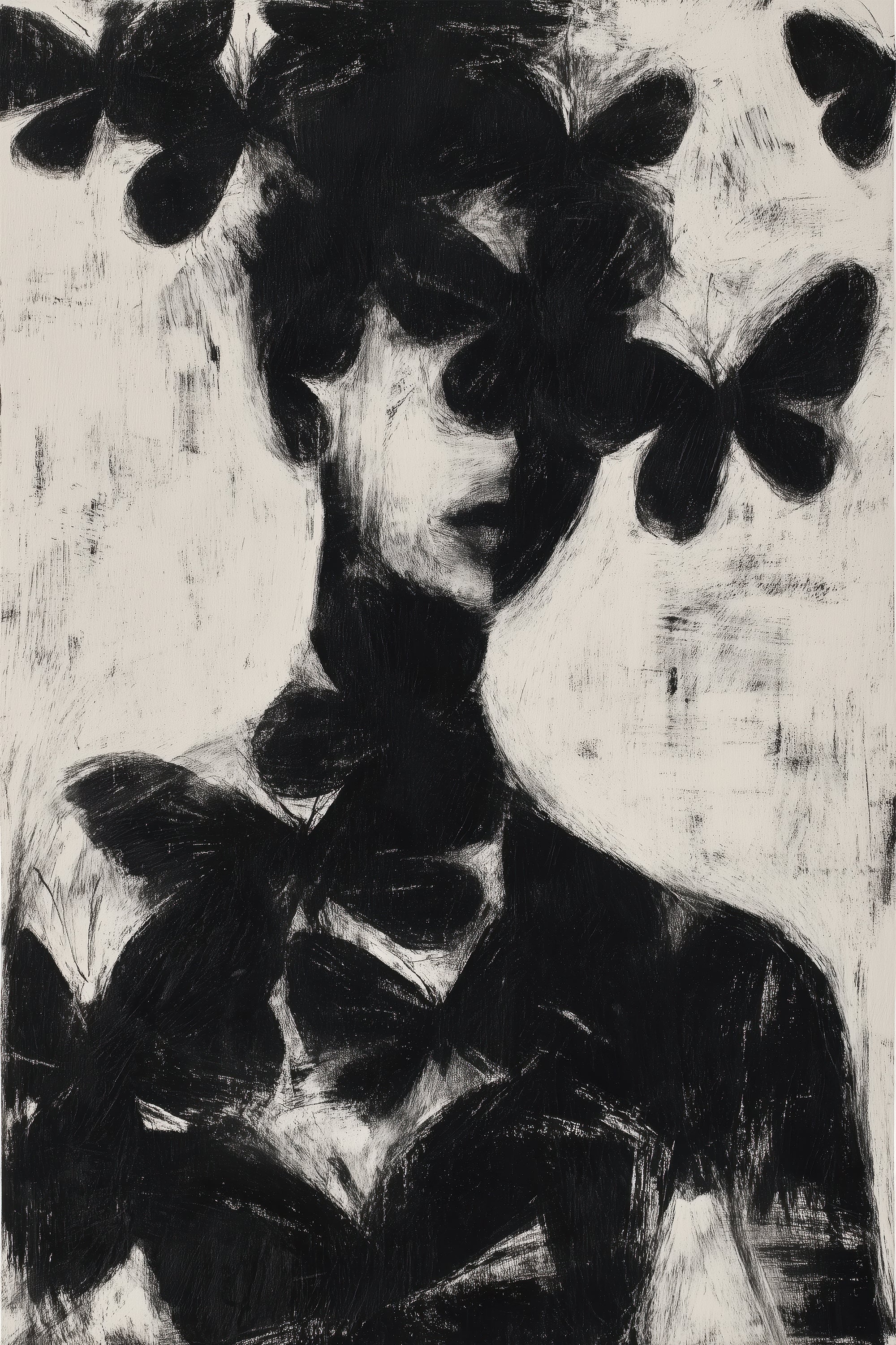 Butterfly Portrait Silhouette, Style B