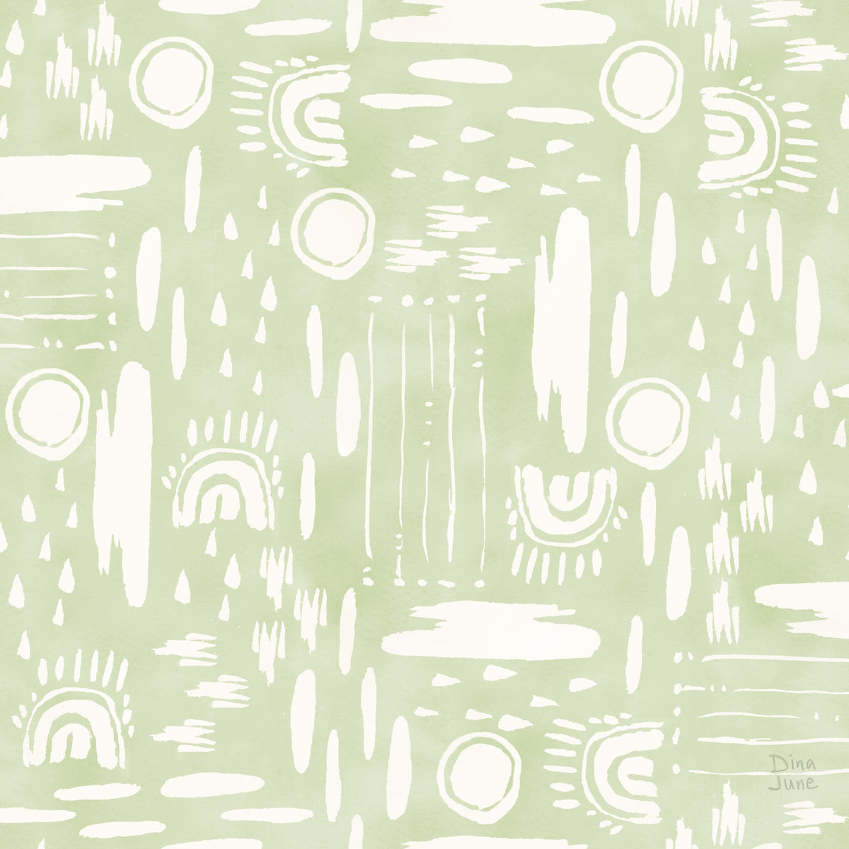 Fresh Fronds Pattern IVB