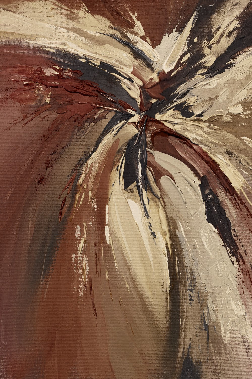 Copper Radiance, hand-painted canvas