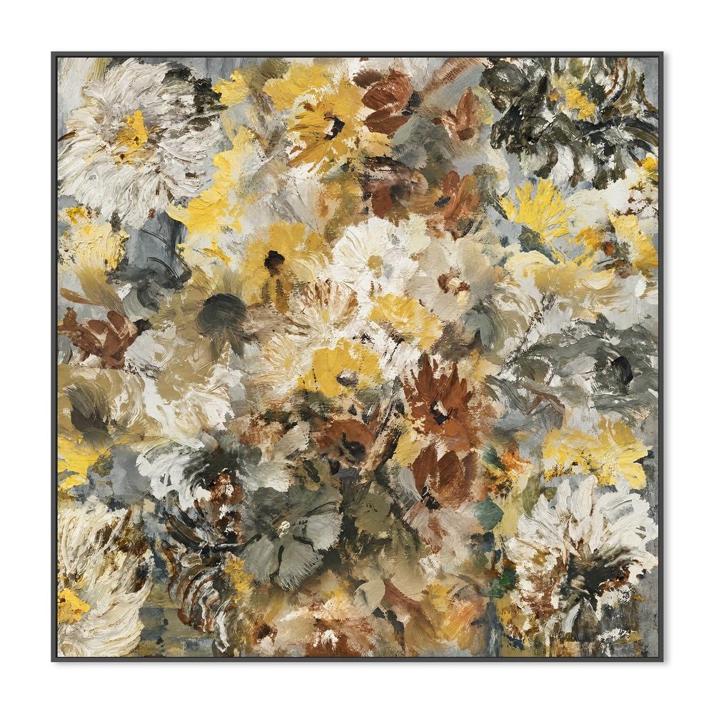Golden Garden Tapestry, hand-painted canvas