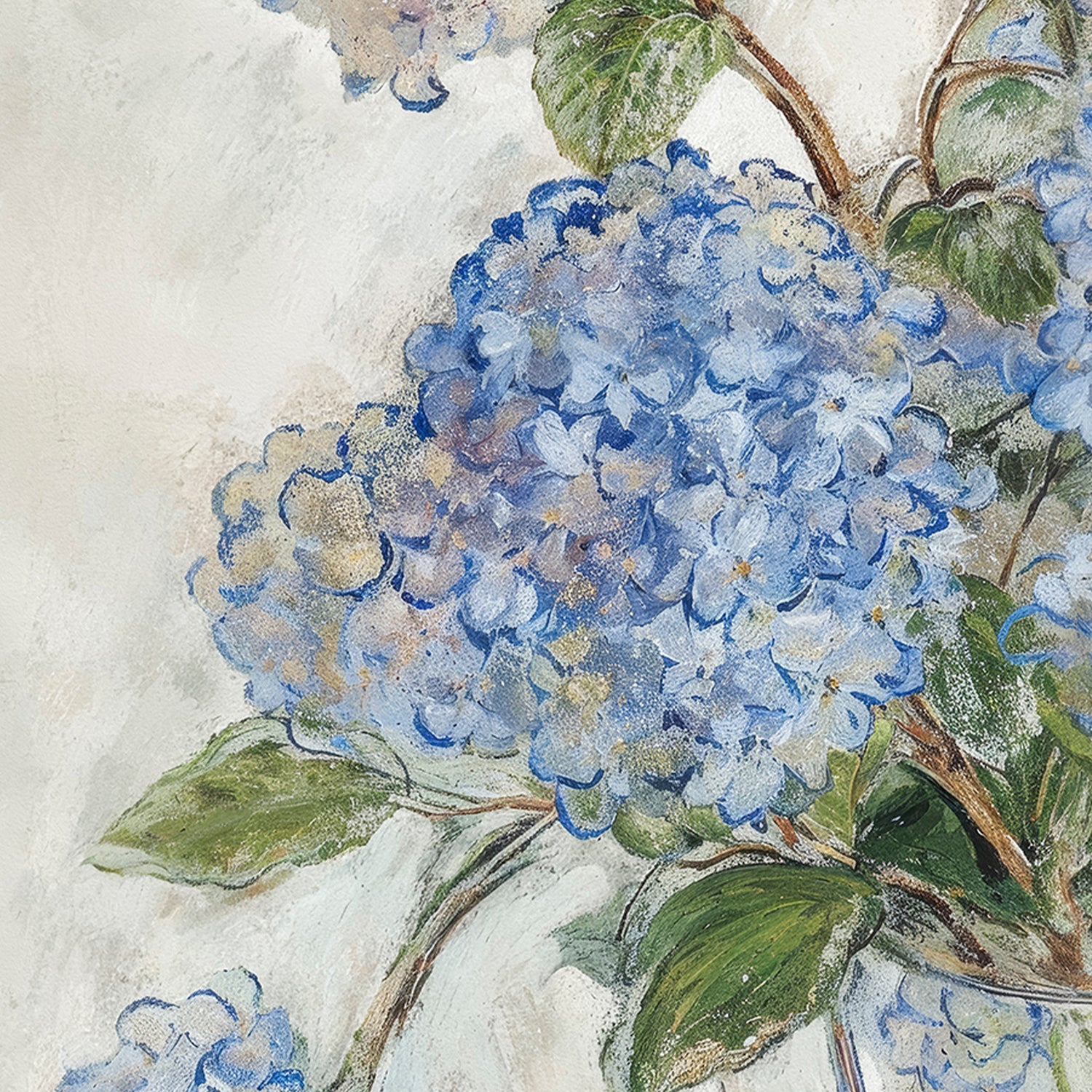 Hydrangeas Blue , By Lady Hana