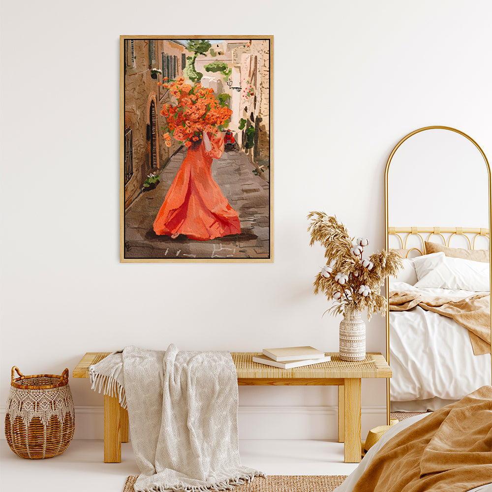 Lady In Orange