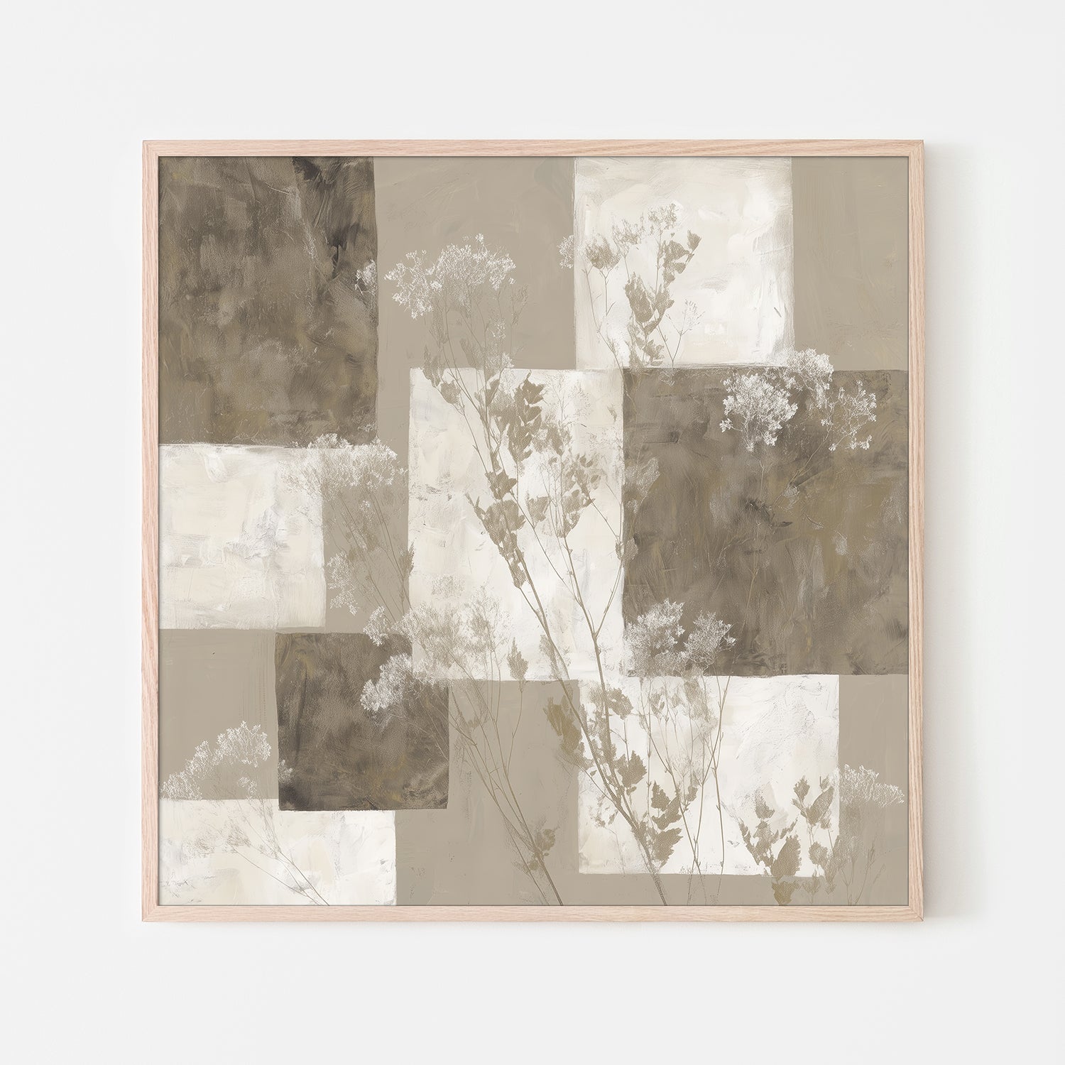 Pressed Wildflower Grid
