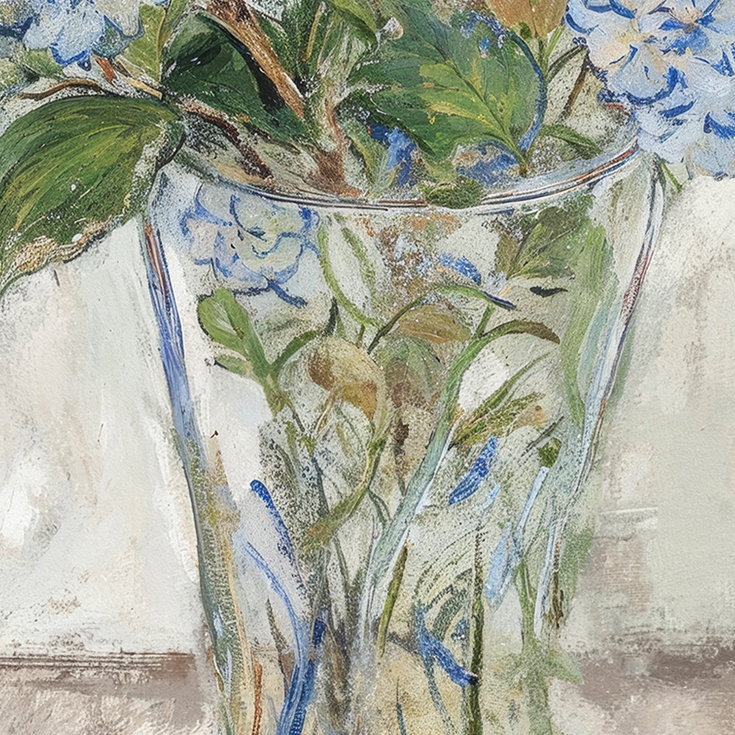 Hydrangeas Blue , By Lady Hana