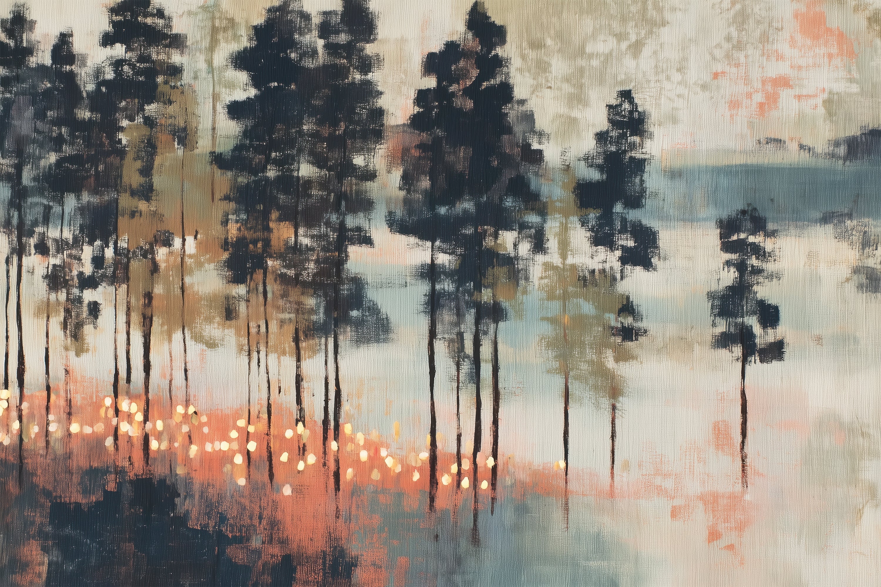 Pine Forest at Twilight