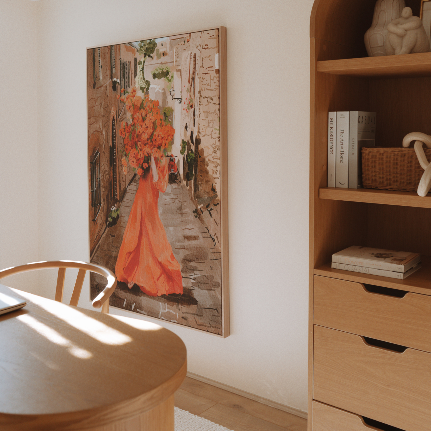 Lady In Orange