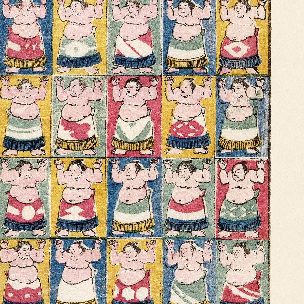 Sumo Wrestlers (1852)