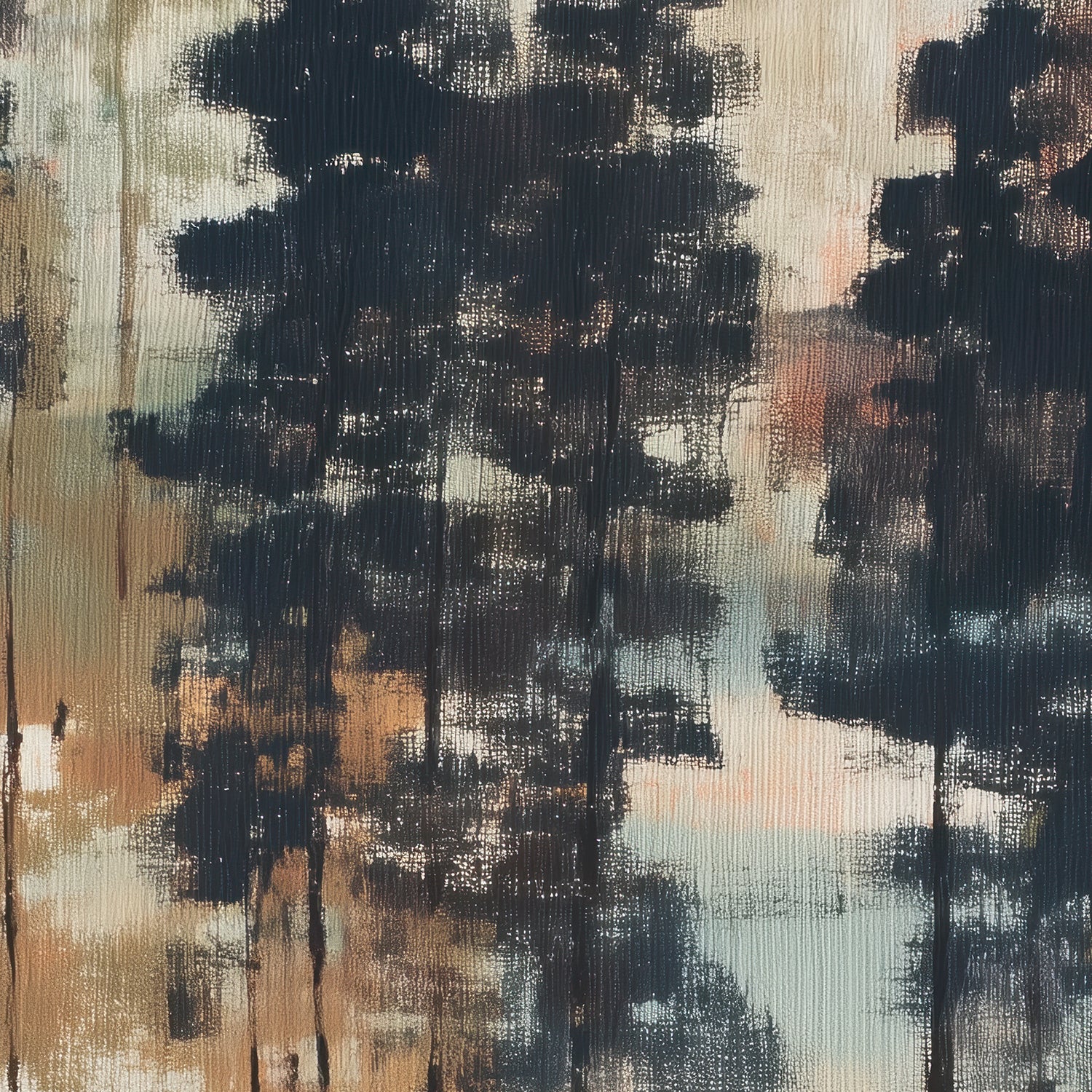 Pine Forest at Twilight