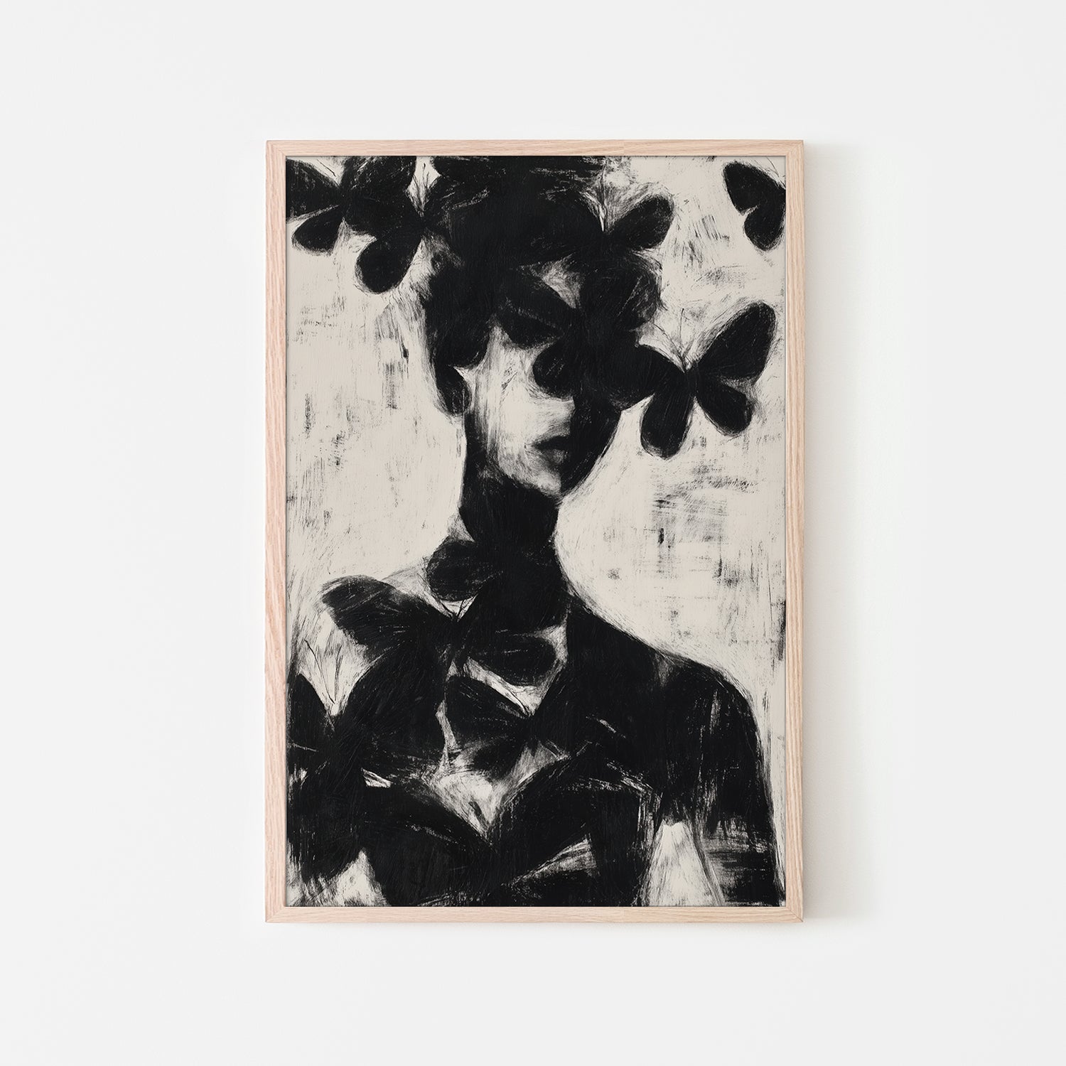 Butterfly Portrait Silhouette, Style B
