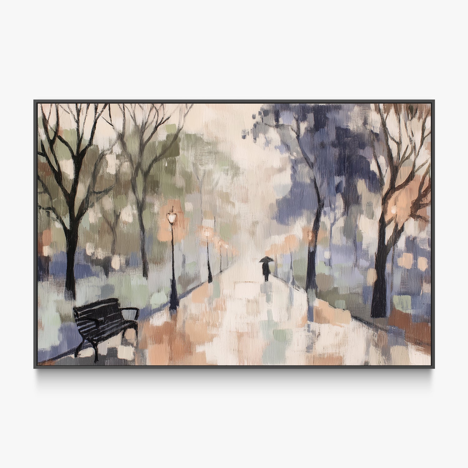 Rainy Day Park Stroll