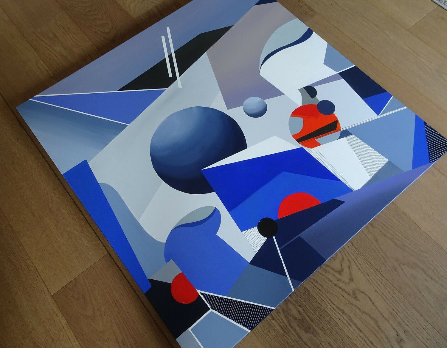 Playing With The Elements , Original Hand-Painted Canvas By Lammar Fine Art