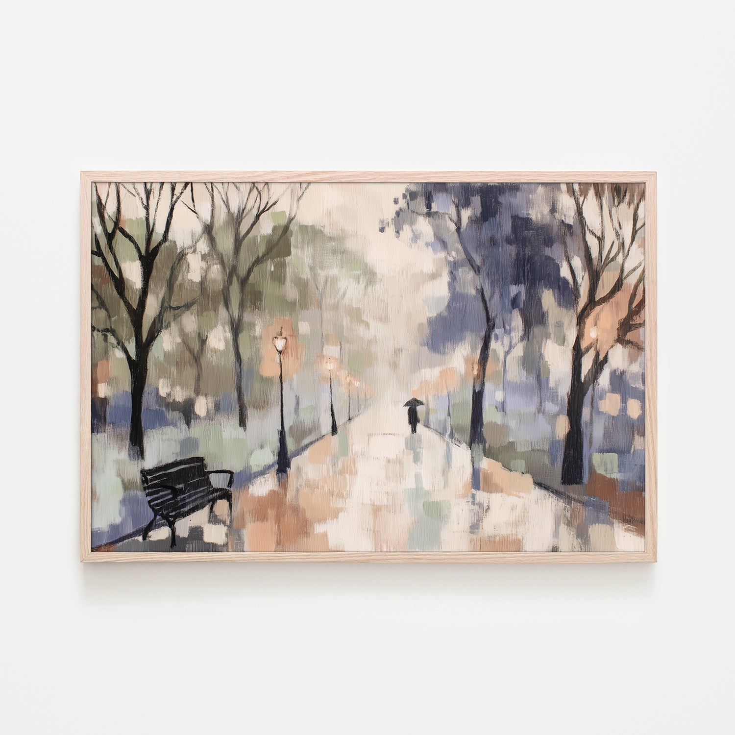 Rainy Day Park Stroll
