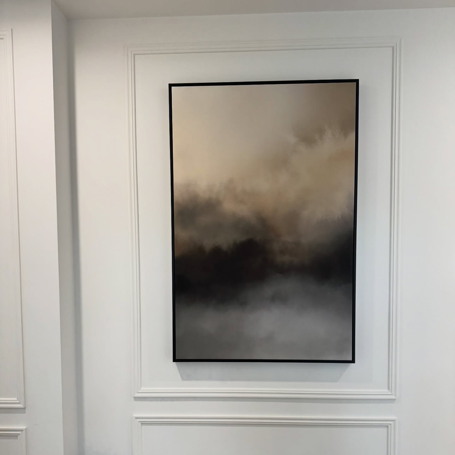 Brown Blurred Mountains