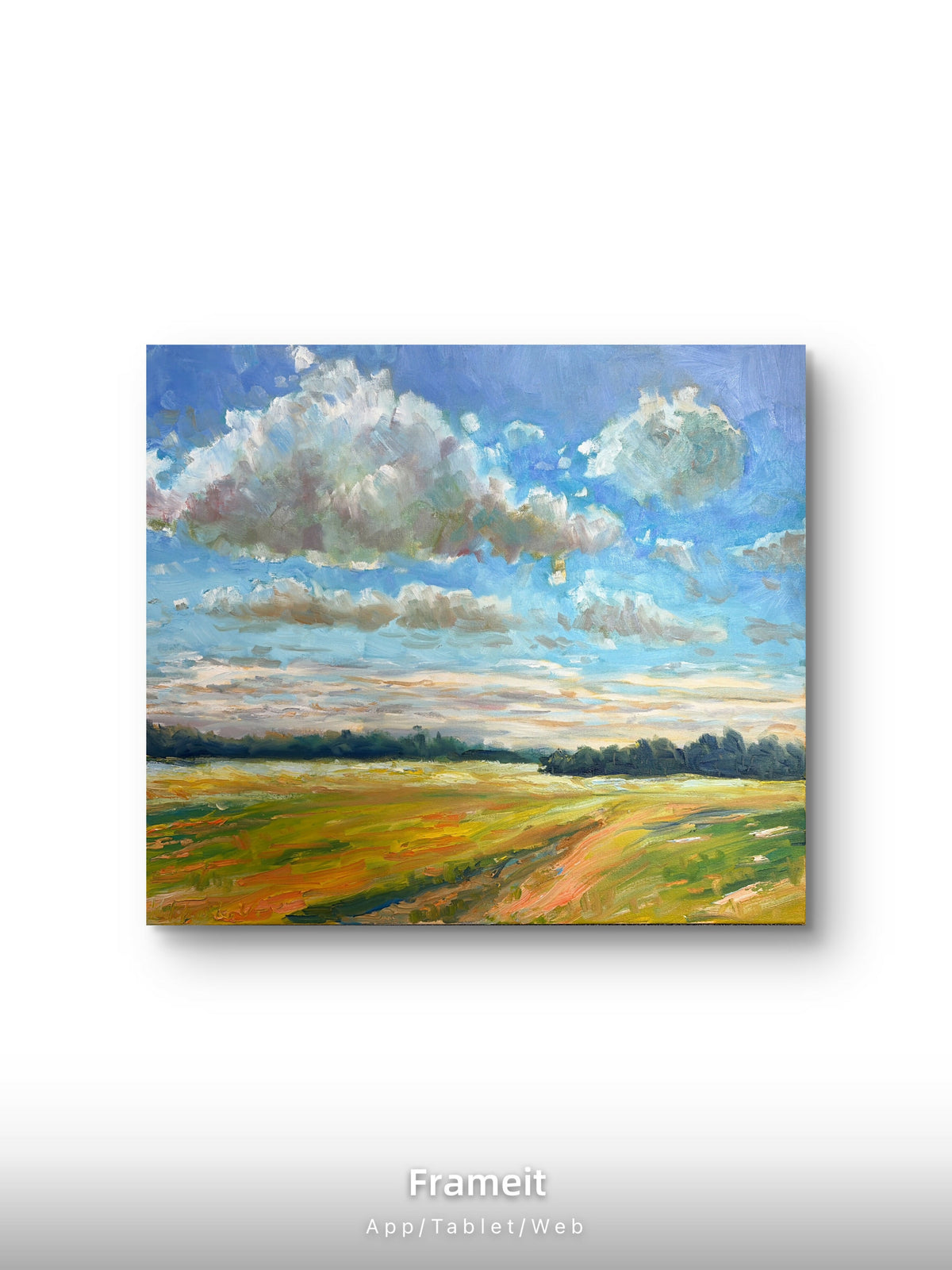 Sky Over Yellow Field