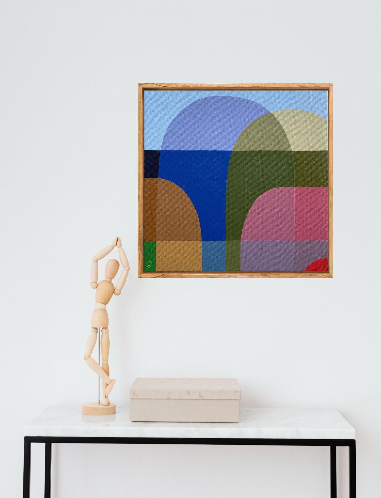 Charlotte De Pace_Peninsula Study_Insitu Above Console_Gioia Wall Art