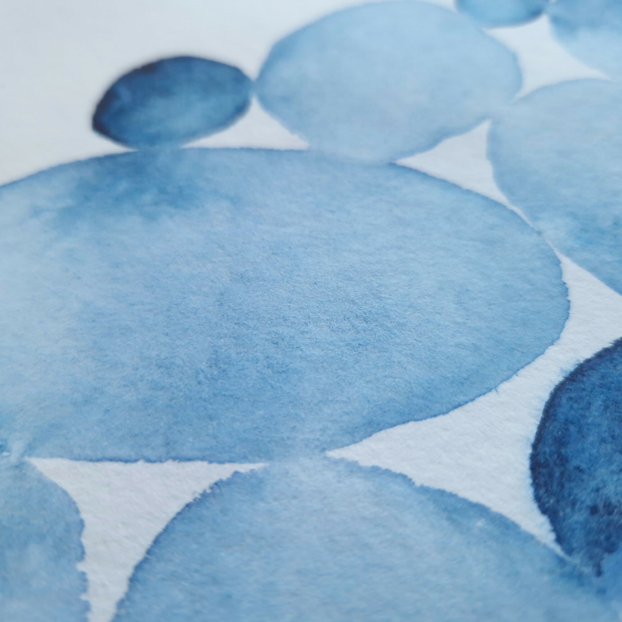 Indigo Water Stones 02 - Original Artwork