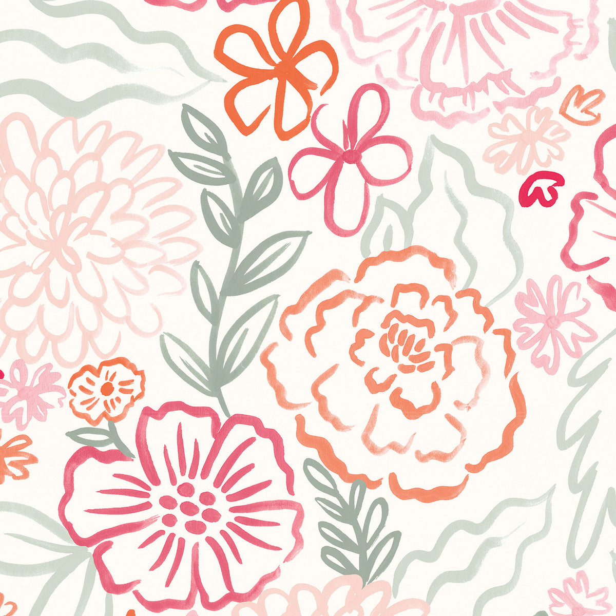 Blooming Hearts Pattern VA