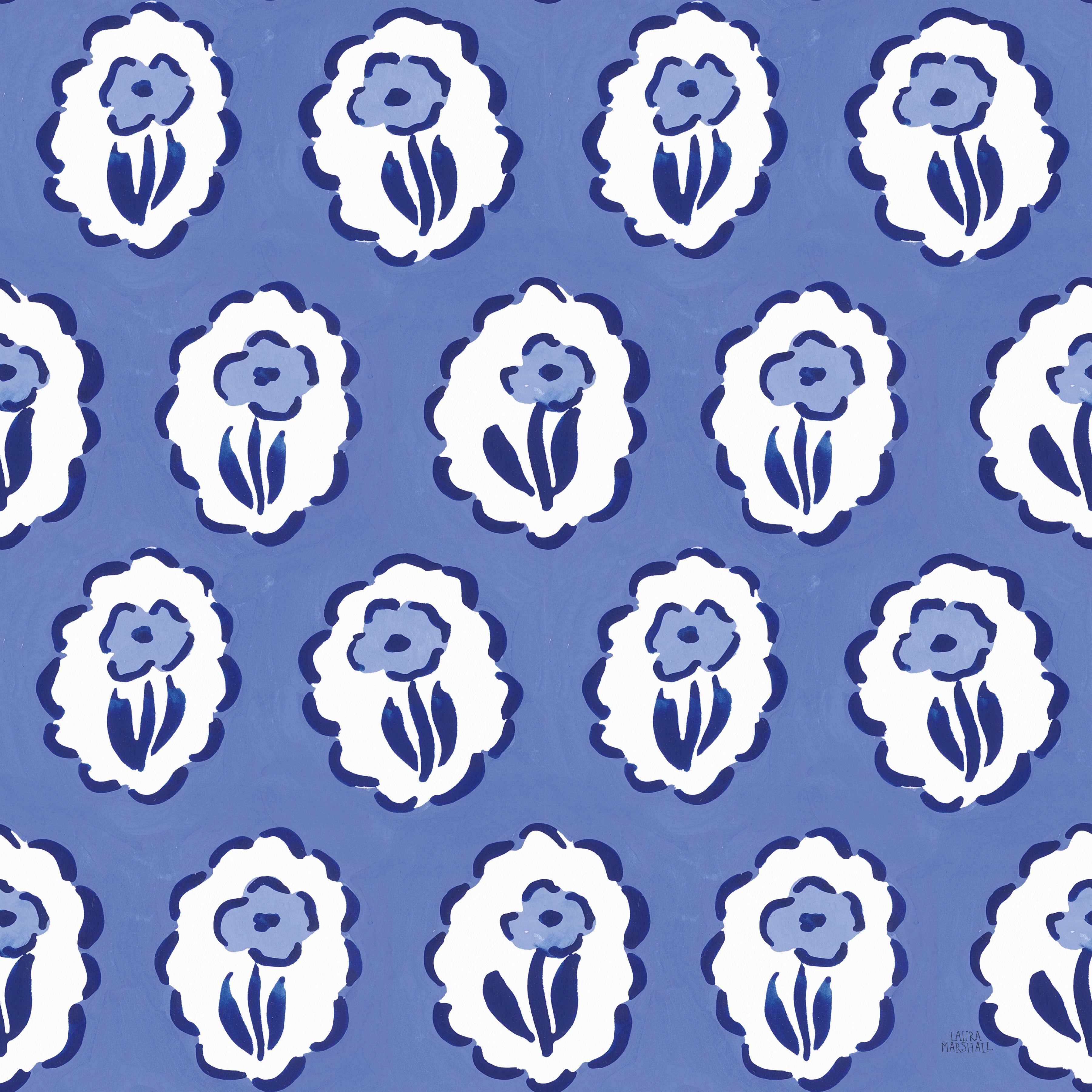 Blue Reverie Pattern VIB