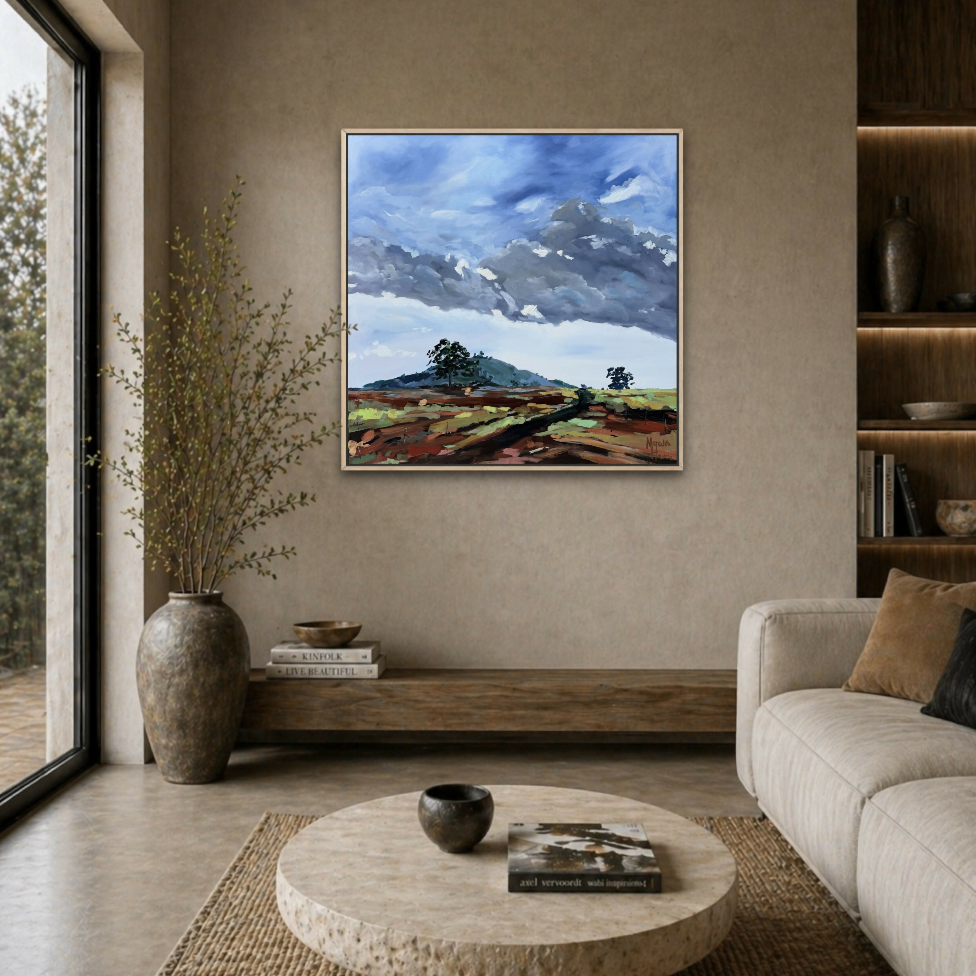 Cootamundra 2. Original hand-painted artwork by Meredith Howse.