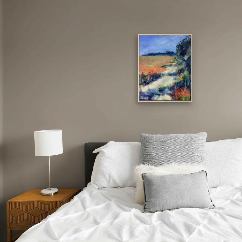 A Field Of Flowers-by-Claire Skeet-original art-Gioia