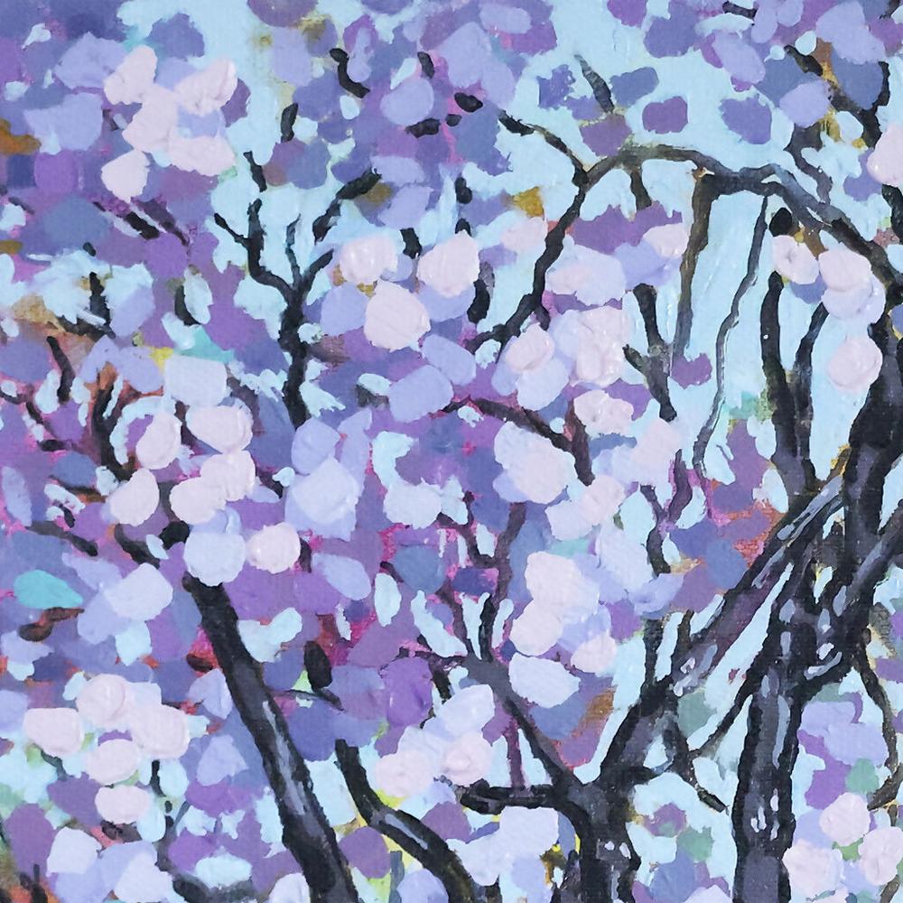 A Jacaranda with a View-by-Judi Parkinson Original Art-original art-Gioia