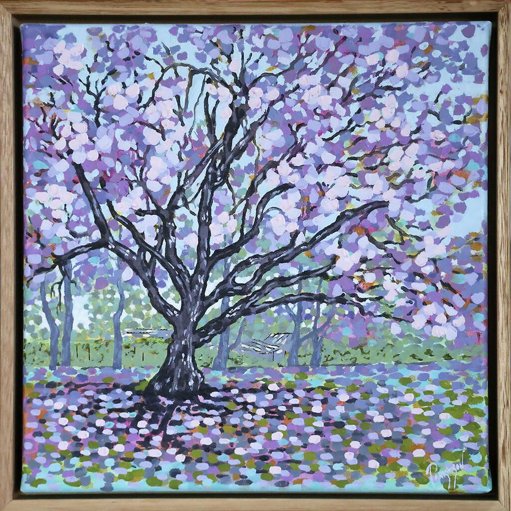 A Jacaranda with a View-by-Judi Parkinson Original Art-original art-Gioia