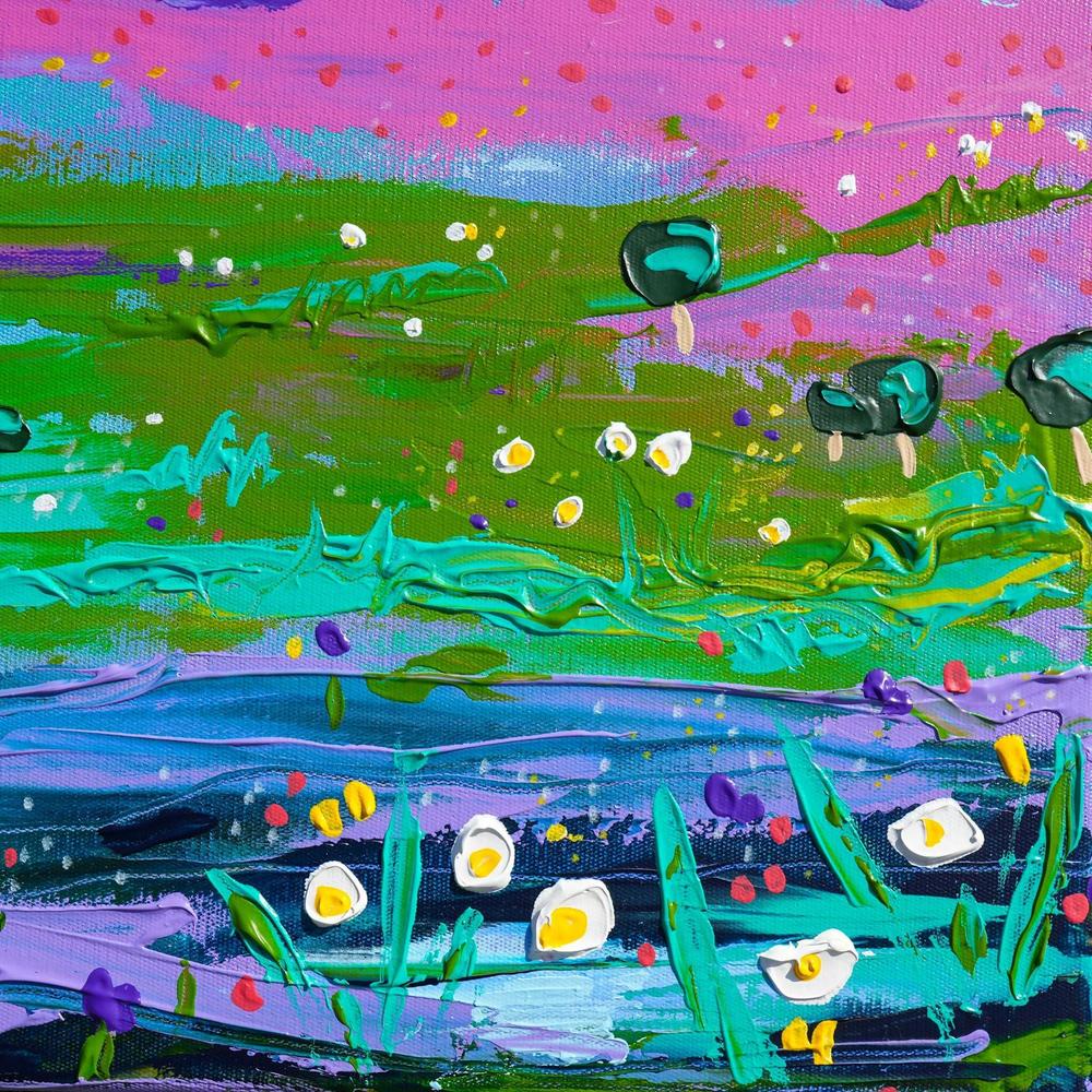 A View Called Happiness , Original Artwork-by-Elle Pervez-original art-Gioia