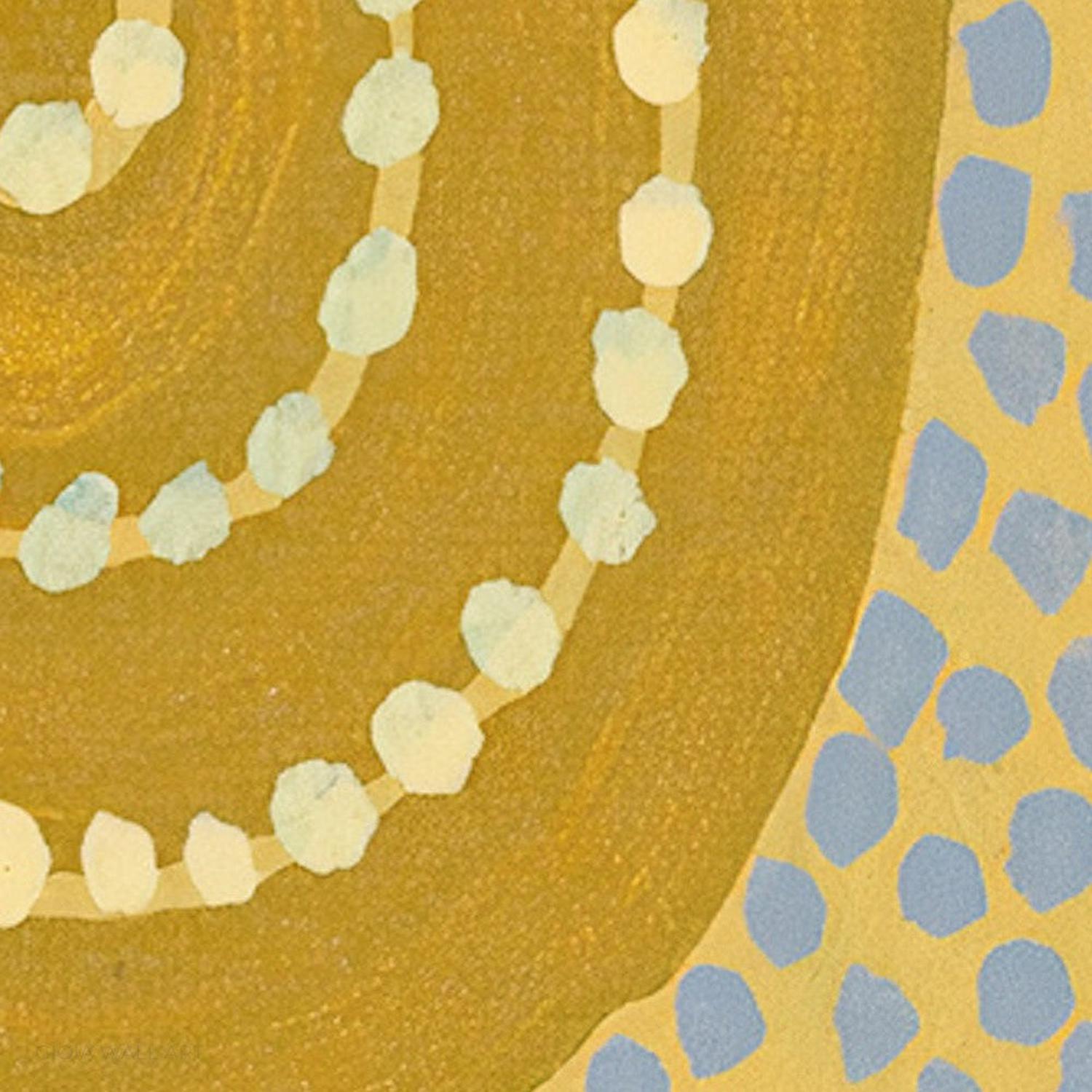 Water Soakage Acrylic On Canvas 60X120Cm By Azeza Possum Original Artwork