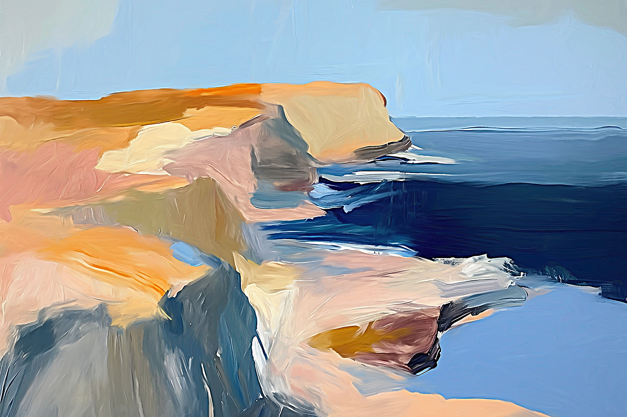 Rugged Coastline , Style A