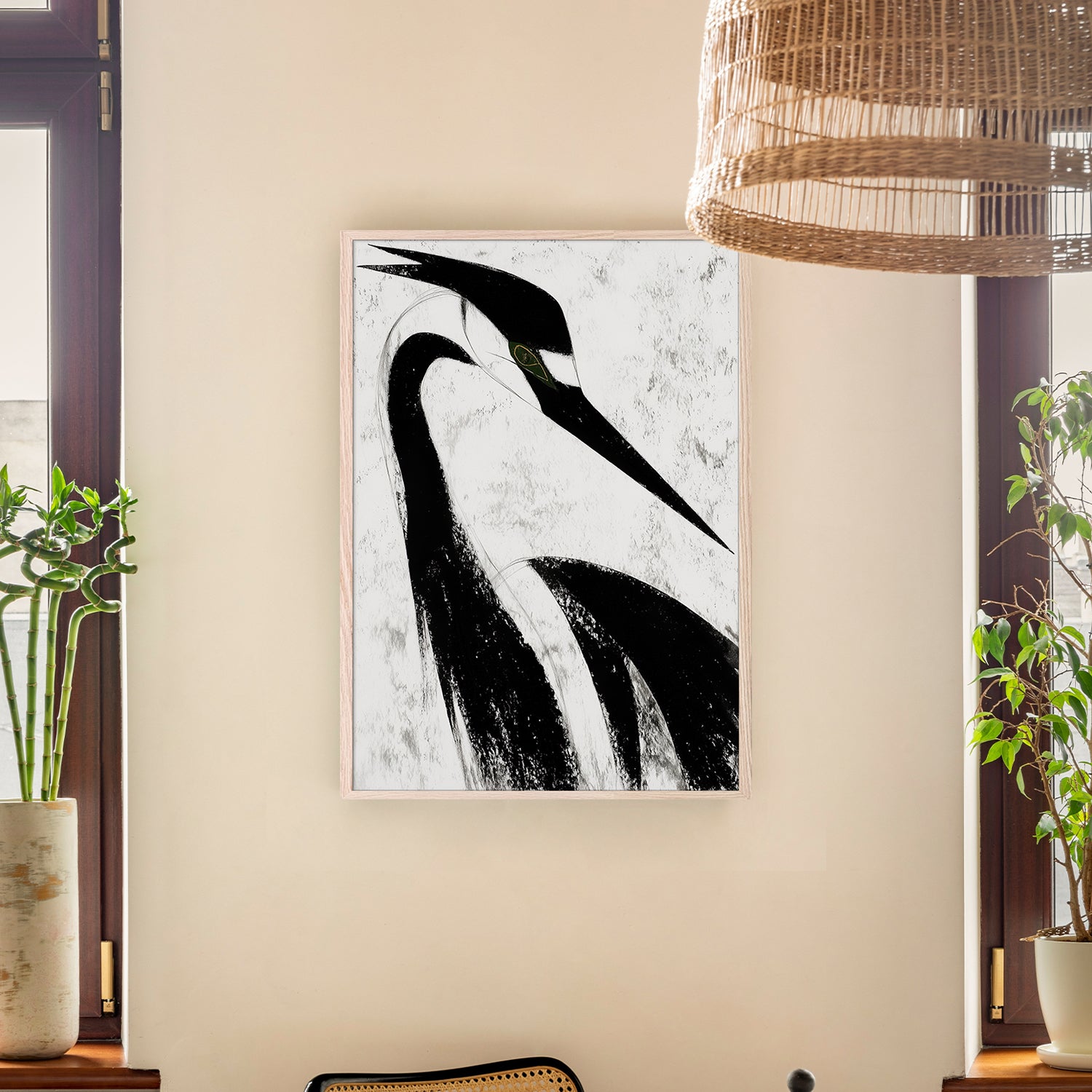 Minimalist Heron
