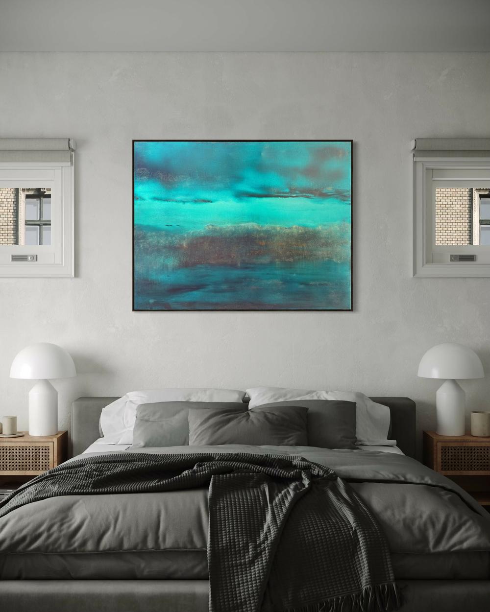 All Five Horizons-by-Nadine Hobson-original art-Gioia