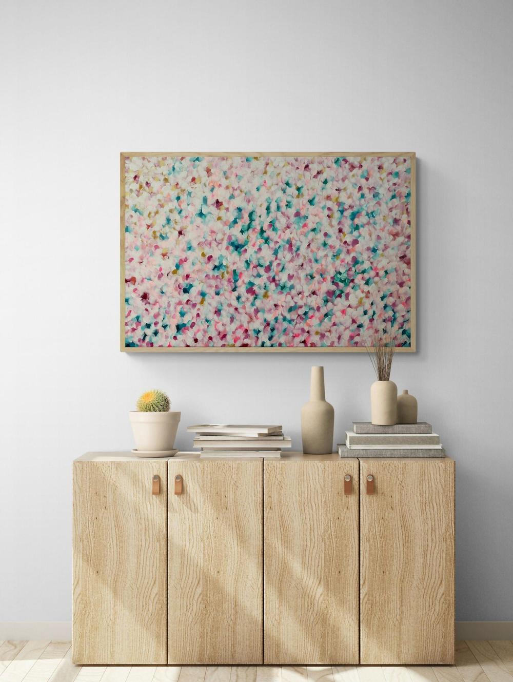 And so the petals roam, Original Art By Katherine Spiller-by-Katherine Spiller-original art-Gioia