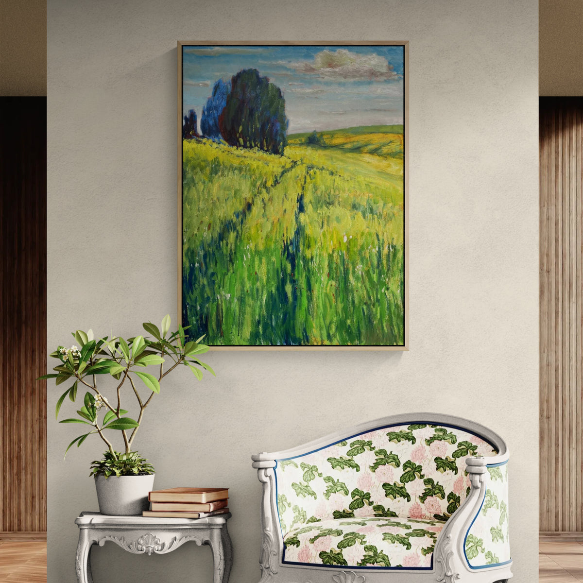 Golden Field Serenit , Original Artwork
