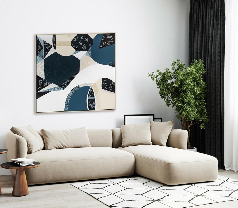 Australian Stone, Original Hand-Painted Canvas By Ani Ipradjian-by-Ani Ipradjian-original art-Gioia