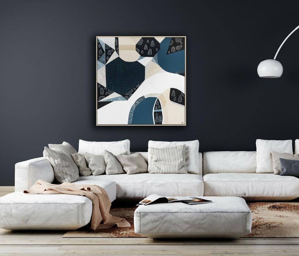 Australian Stone, Original Hand-Painted Canvas By Ani Ipradjian-by-Ani Ipradjian-original art-Gioia