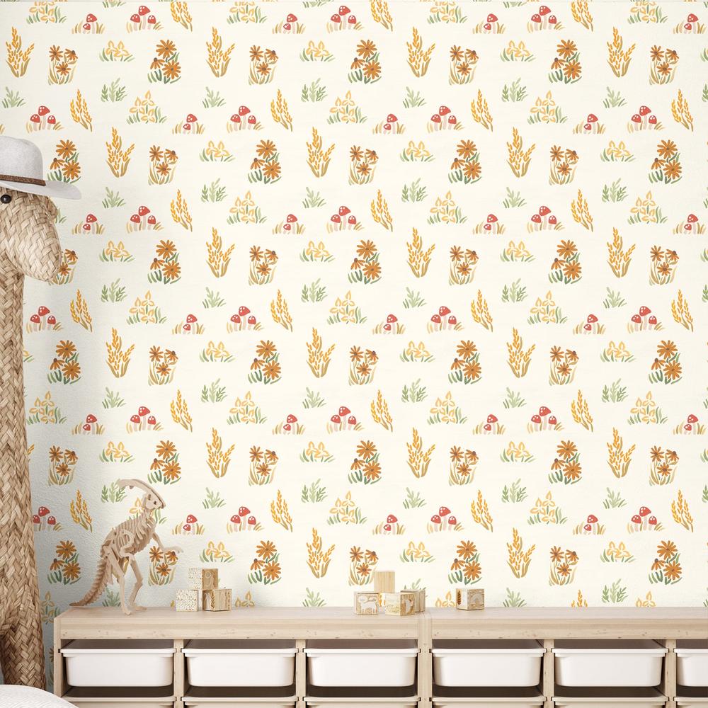 Autumn Days Pattern XIA-wallpaper-eco-friendly-easy-removal-Laura Marshall-2